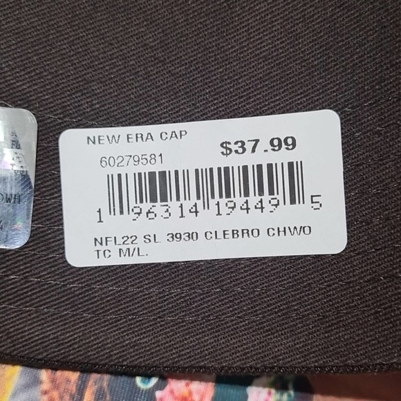 Cleveland Browns New Era Fitted Hat‎ M/L NWT - Picture 8 of 8